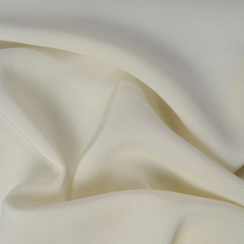 Sandwashed Silk Crepe de Chine in Natural White 16MM - East & Silk ...