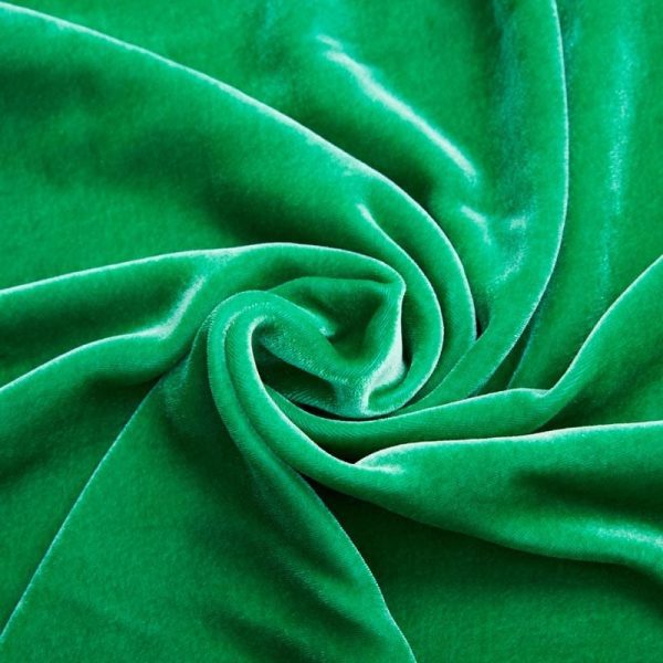 Silk Velvet Green fabric