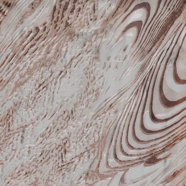 Silk Burnout Printed Beige fabric