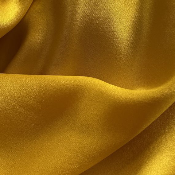 Silk Satin Primrose Yellow 16MM fabric