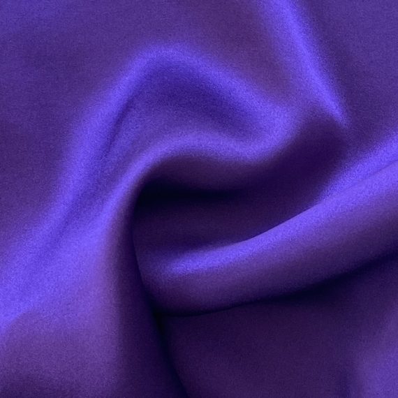 Silk Satin Deep Purple 16MM fabric