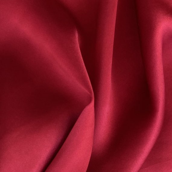 Silk Satin Blaze Red 16MM fabric