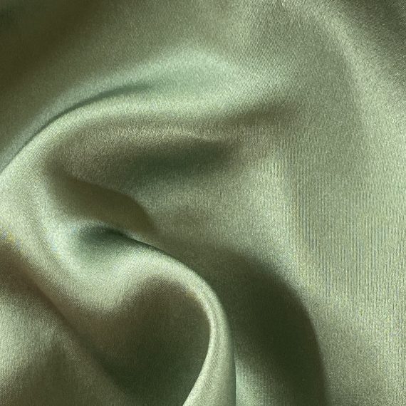 Silk Satin Turquoise Green 16MM fabric