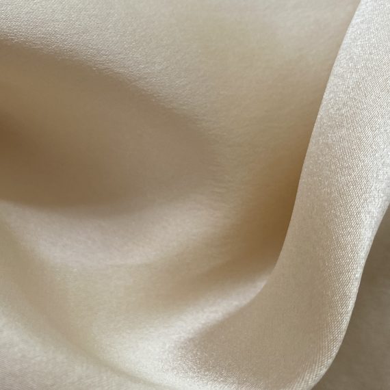 Silk Satin Champagne 16MM fabric