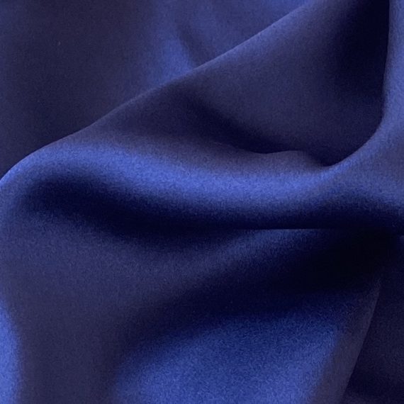 Silk Satin Dark Navy 16MM fabric