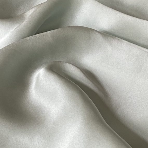 Silk Satin Aqua Glass 16MM fabric