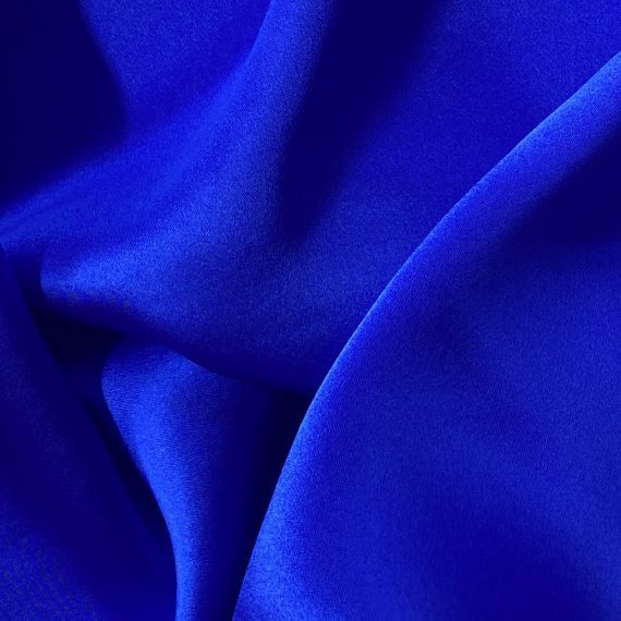 Silk Satin Royal Blue 16MM fabric