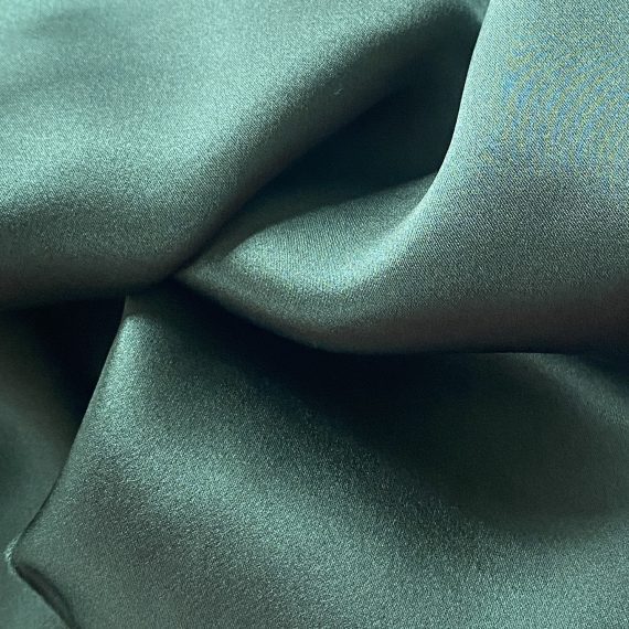 Silk Satin Cypress Green 16MM fabric