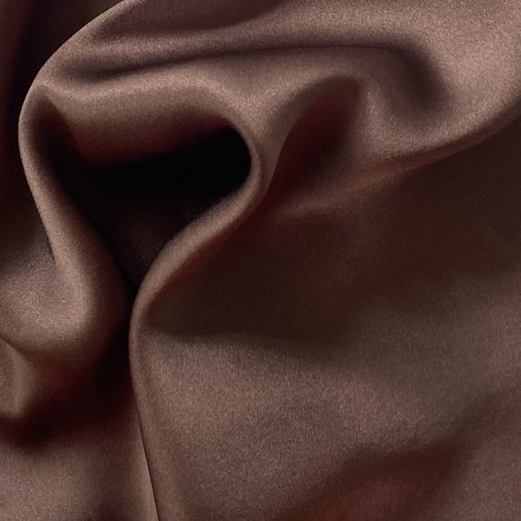Silk Satin Coffee 16MM fabric