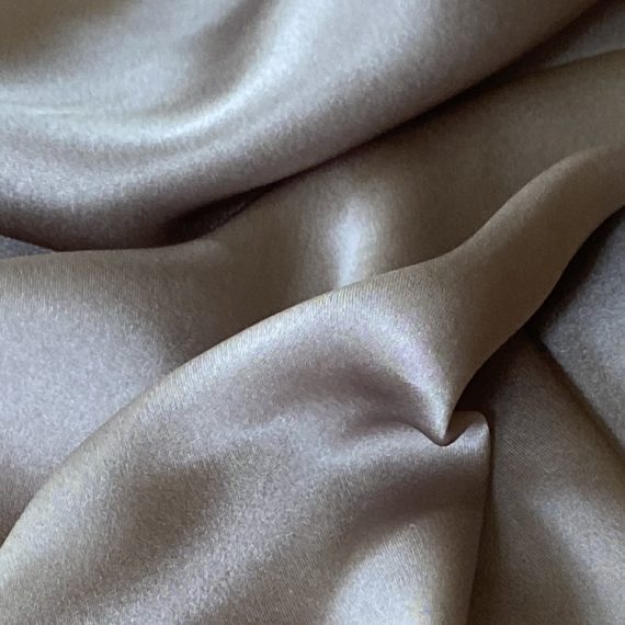 Silk Satin Shadow Gray 16MM fabric