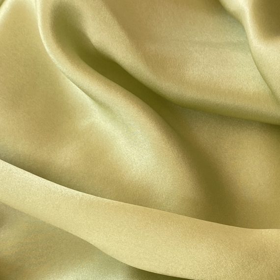 Silk Satin Pastel Green 16MM fabric