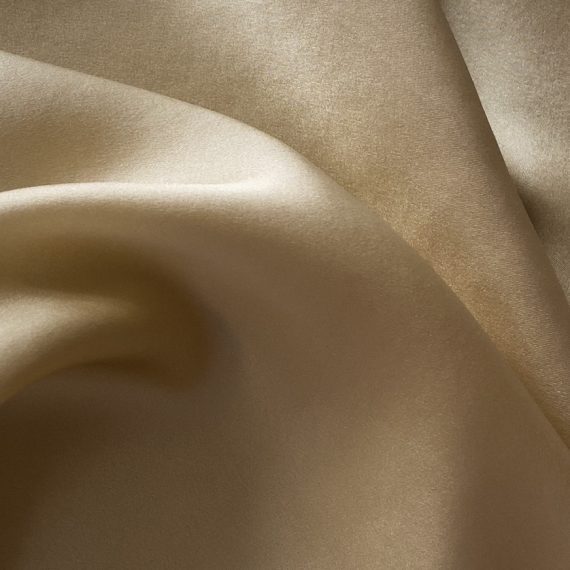Silk Satin Reed Yellow 16MM fabric