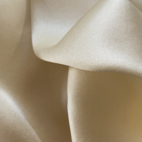 Silk Satin Pearl White 16MM fabric
