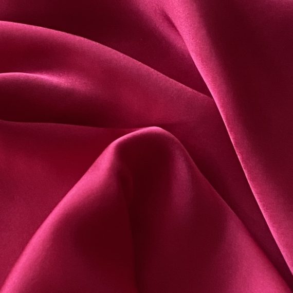 Silk Satin Tango Red 16MM fabric
