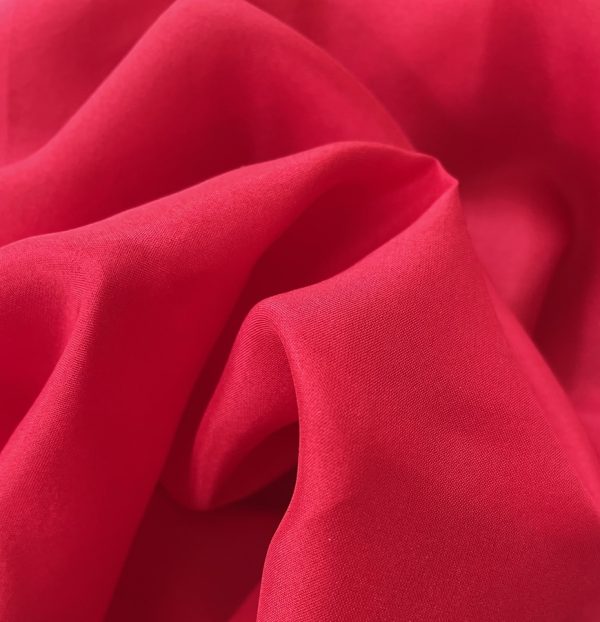 Silk Habotai 8MM China Red fabric