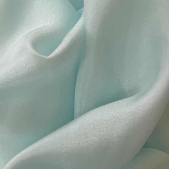 Silk Habotai 8MM Aruba Blue fabric