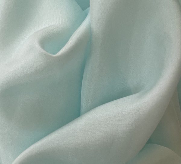 Silk Habotai 8MM Aruba Blue fabric