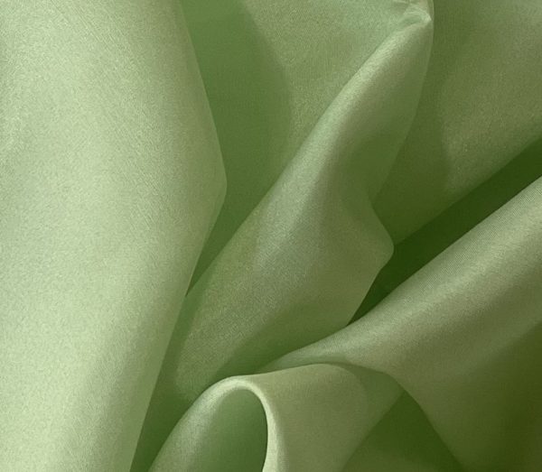 Silk Habotai 8MM Pastel Green fabric