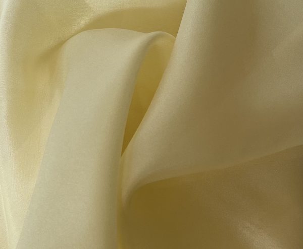 Silk Habotai 8MM Pale Banana fabric