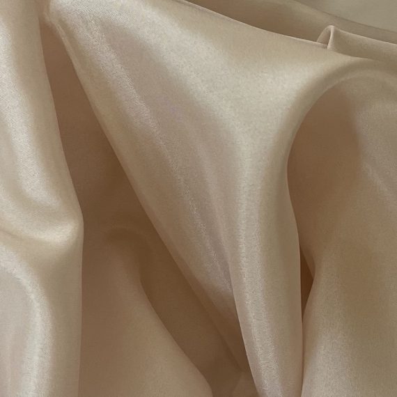 Silk Habotai 8MM Silver Peony fabric
