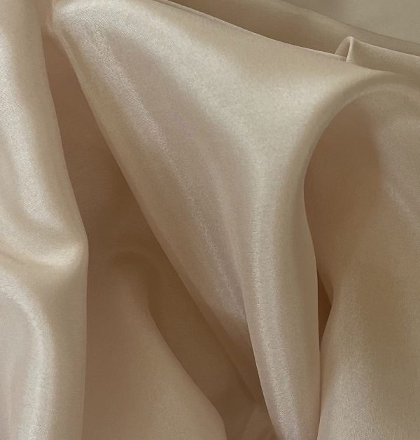 Silk Habotai 8MM Silver Peony fabric