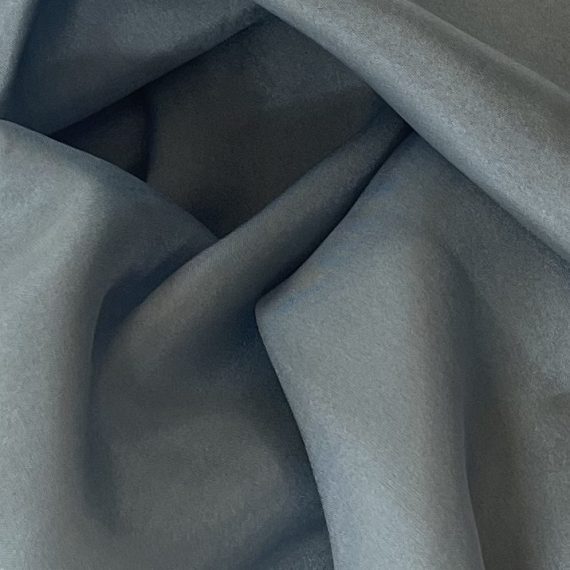 Silk Habotai 8MM Faded Denim fabric