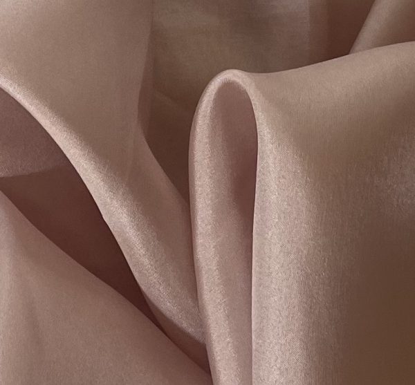 Silk Habotai 8MM Rose Smoke fabric