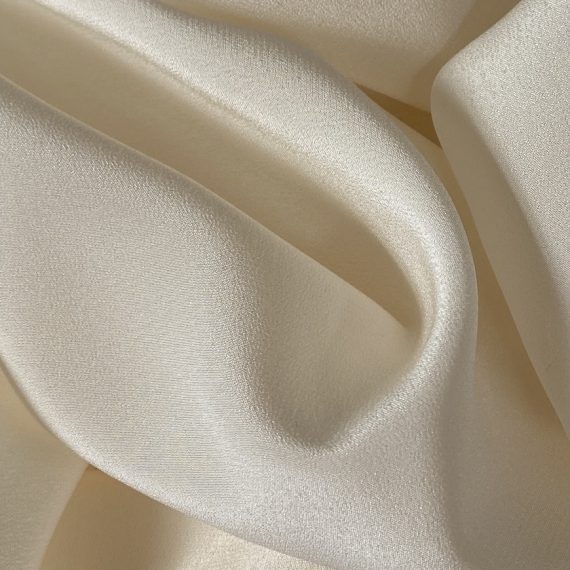Silk Crepe de Chine 16MM Champagne fabric