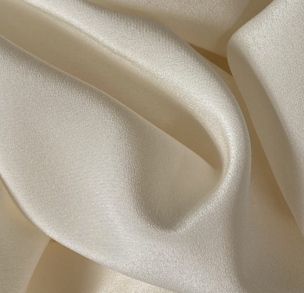 Silk Crepe de Chine 16MM Champagne fabric