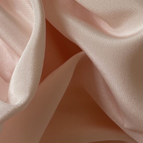 Silk Crepe de Chine 16MM Creole Pink fabric