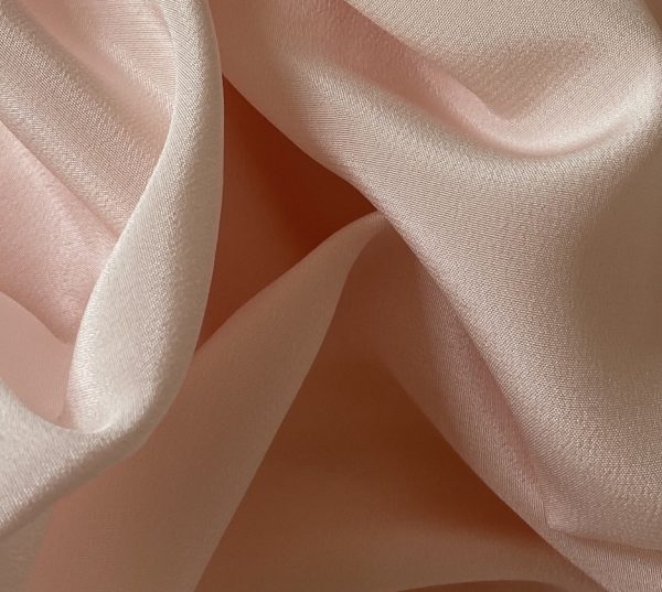 Silk Crepe de Chine 16MM Creole Pink fabric