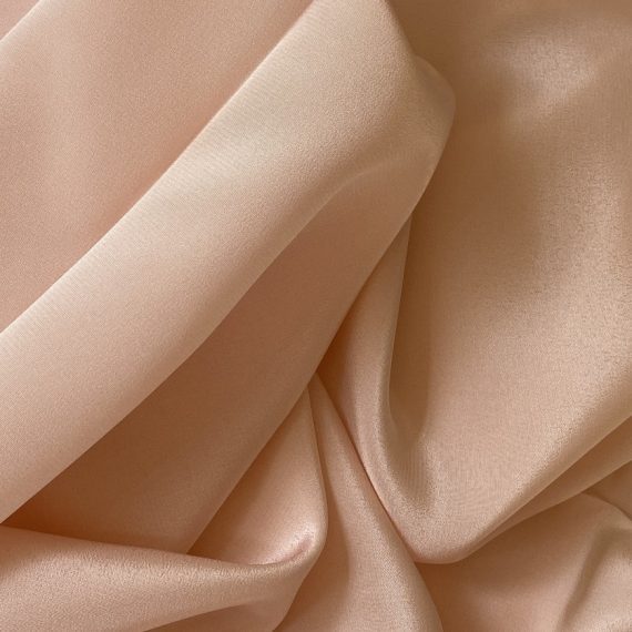 Silk Crepe de Chine 16MM Pale Blush fabric