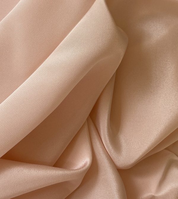 Silk Crepe de Chine 16MM Pale Blush fabric