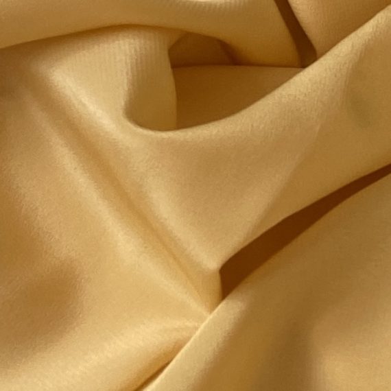 Silk Crepe de Chine 16MM Golden Straw fabric