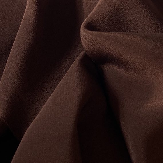 Silk Crepe de Chine 16MM Coffee fabric