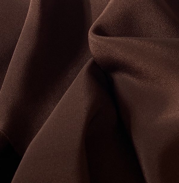 Silk Crepe de Chine 16MM Coffee fabric
