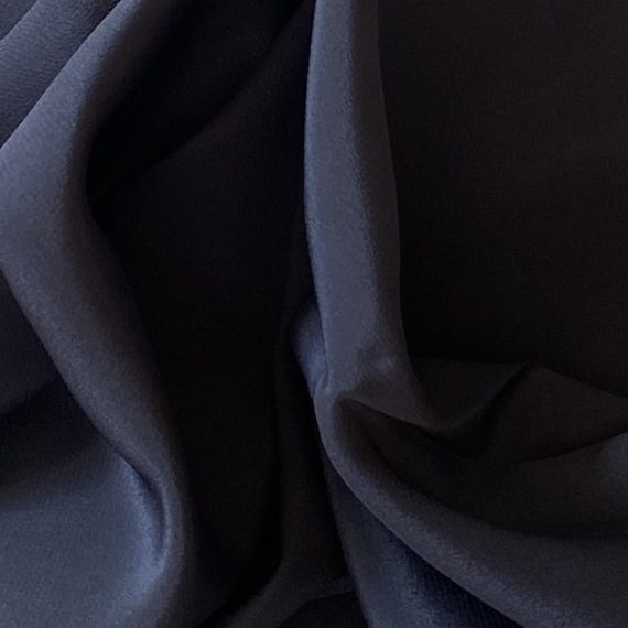 Silk Crepe de Chine 16MM Dark Navy fabric