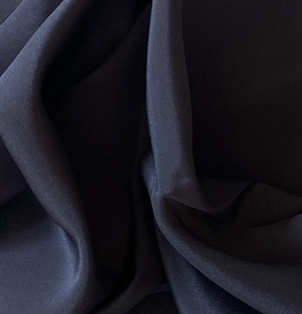 Silk Crepe de Chine 16MM Dark Navy fabric