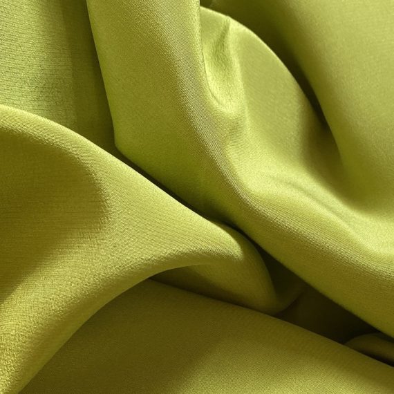 Silk Crepe de Chine 16MM Wild Lime fabric