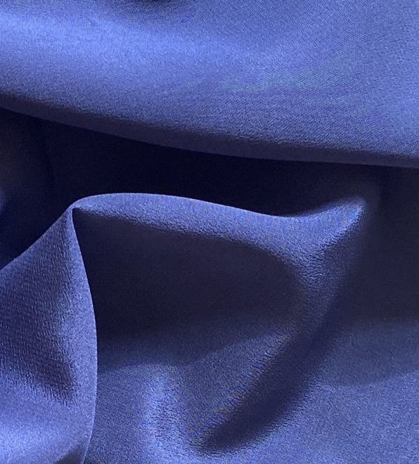 Silk Crepe de Chine 16MM Light Navy fabric