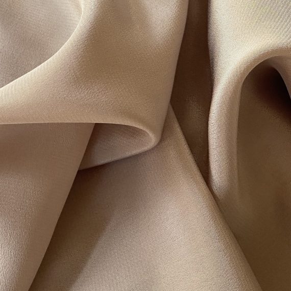 Silk Crepe de Chine 16MM Shadow Gray fabric
