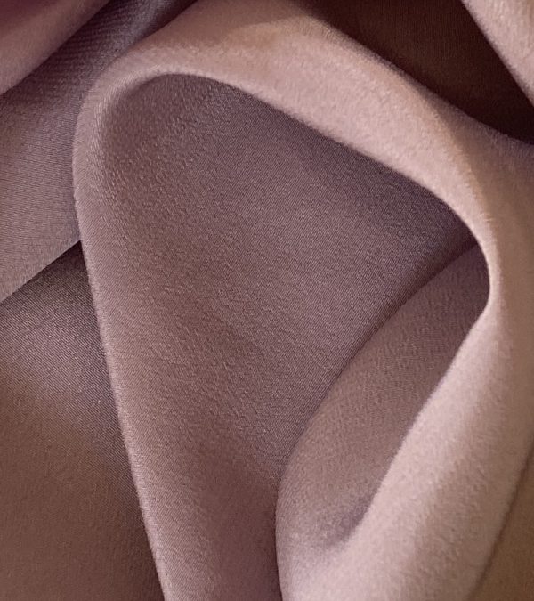 Silk Crepe de Chine 16MM Keepsake Iilac fabric