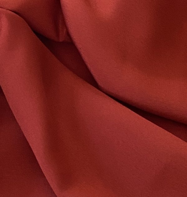Silk Crepe de Chine 16MM Rosewood fabric