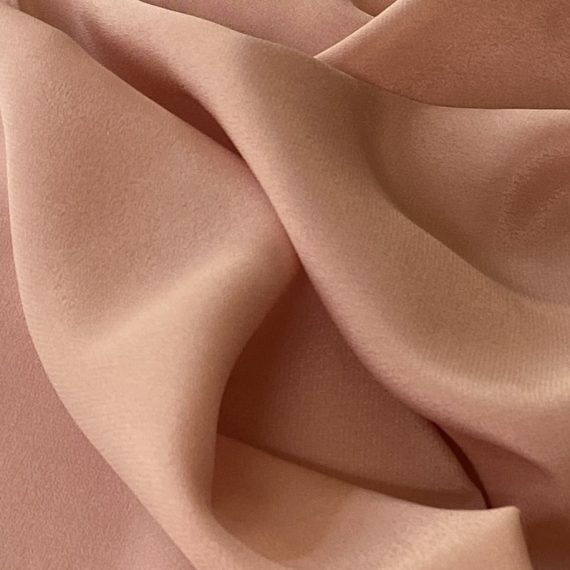 Silk Crepe de Chine 16MM Peach Beige fabric
