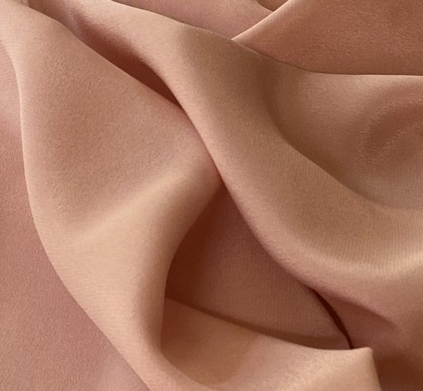 Silk Crepe de Chine 16MM Peach Beige fabric