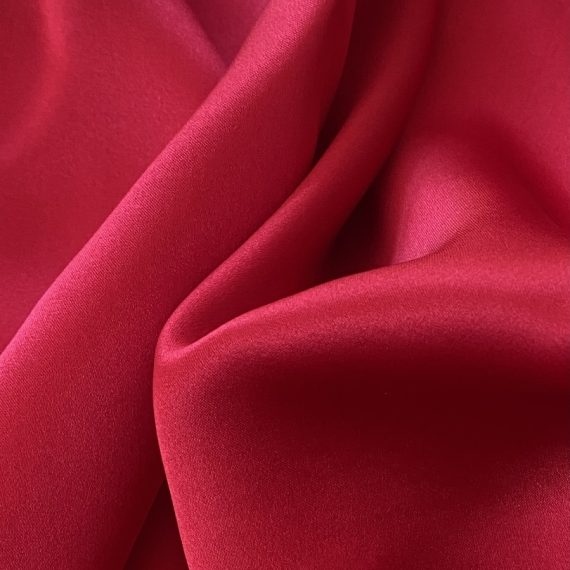 Silk Satin With Spandex 19MM Chinese Red fabric