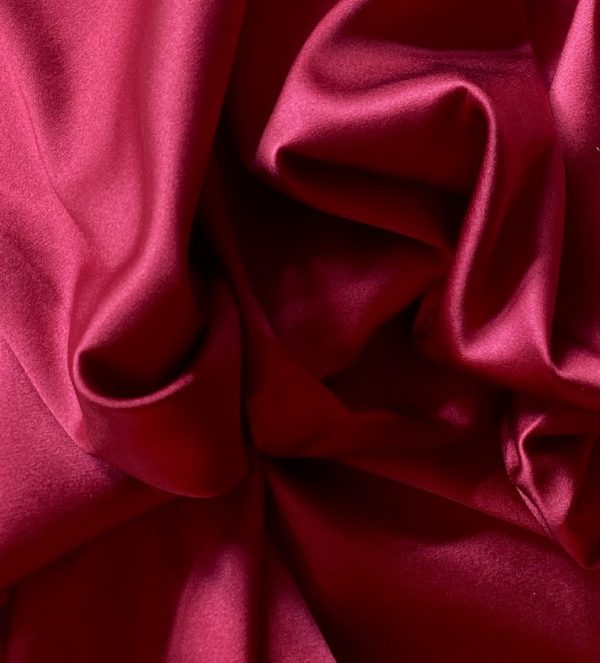 Silk Satin With Spandex 19MM Pomegranate fabric