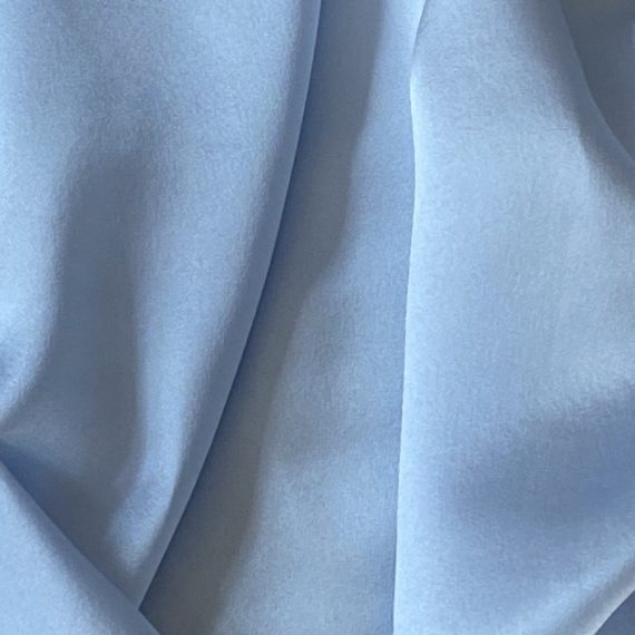 Silk Satin With Spandex 19MM Angel Blue fabric