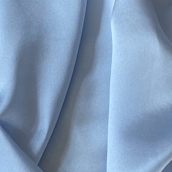 Silk Satin With Spandex 19MM Angel Blue fabric