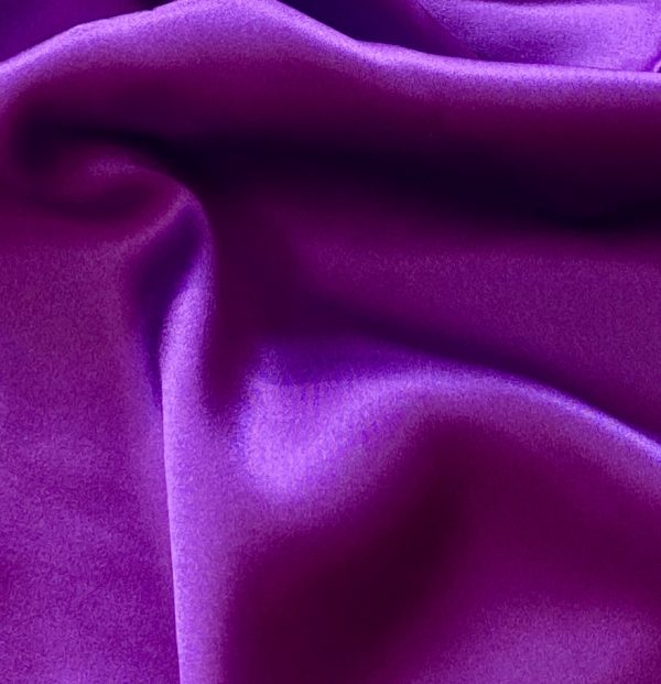 Silk Satin With Spandex 19MM Bright Violet fabric